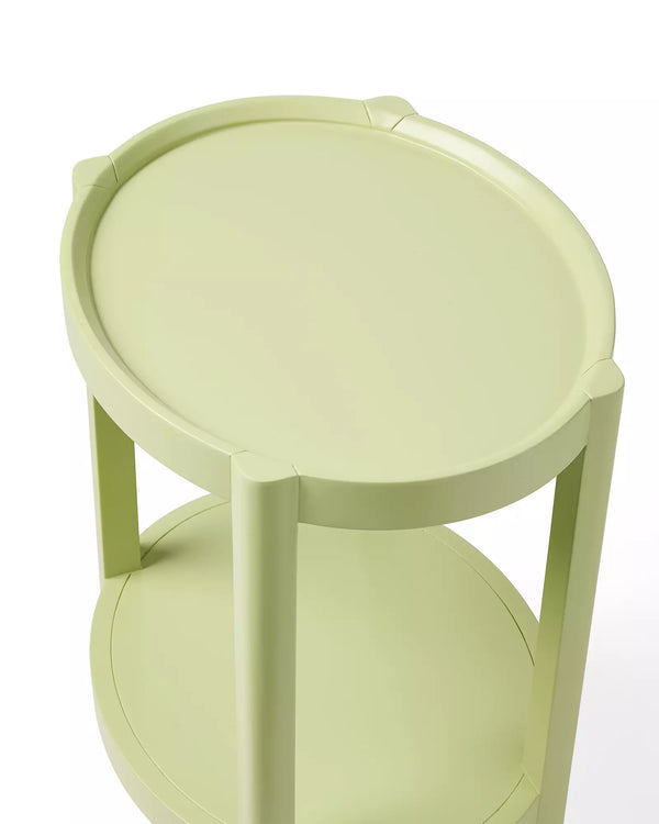 Deen Side Table - Pear, 16.4"W x 13.4" D