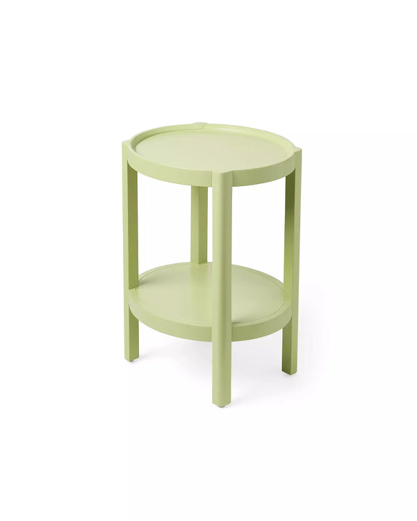 Deen Side Table - Pear, 16.4"W x 13.4" D