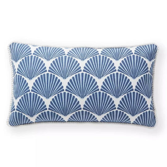 Sandbar Pillow - French Blue, 12" x 21"