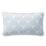 Sandbar Pillow - Sky/Coastal Blue, 12" x 21"