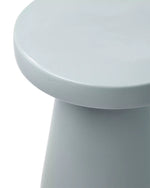 Truffle Garden Stool - Lake Blue, 14.2"Dia