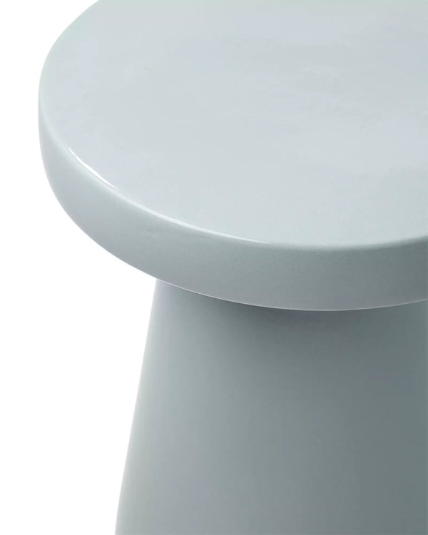Truffle Garden Stool - Lake Blue, 14.2"Dia