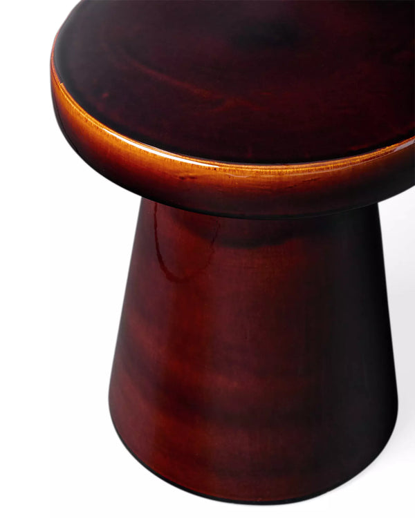 Truffle Garden Stool - Pine Cone, 14.2" Dia