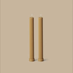 Column Pillar Candle Duo, Honey