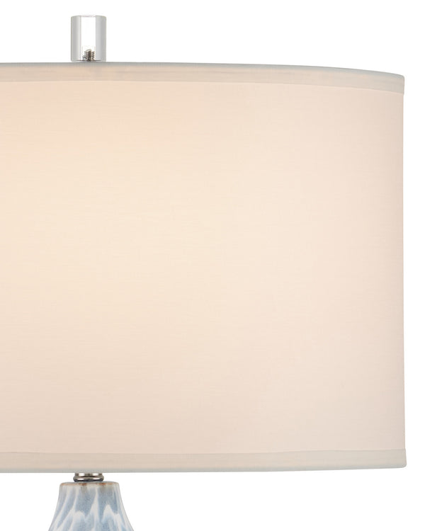 Tinney Blue Table Lamp, 26.25"H