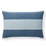 Beach Club Pillow - Captain’s Blue, 14" x 22"