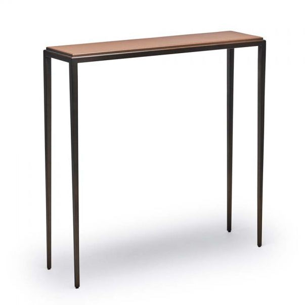 Auburn Small Console, Caramel, 35.5"H x 35.5"W x 10"D