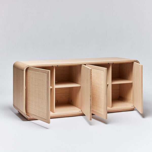 Marsh Credenza, Saddle, 75"W x 18"D x 31"H