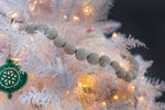 Wood Bead Garland, Gray, 72"
