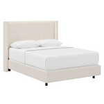 Clare Shelter Bed, Talc Linen, King & Queen