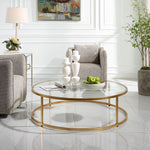 Radius Coffee Table, 48"Dia x 15"H