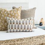 Marbella Saffron Linen Cushion 22"x 22"