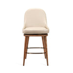 Harper Swivel Counter Stool, Cream