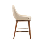 Harper Swivel Counter Stool, Cream