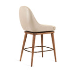 Harper Swivel Counter Stool, Cream