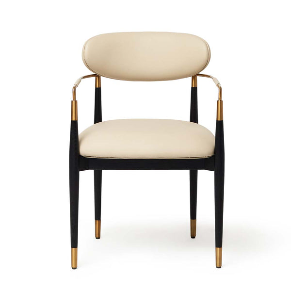 Cidra Chair, Matte Black/ Latte