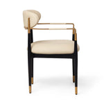 Cidra Chair, Matte Black/ Latte