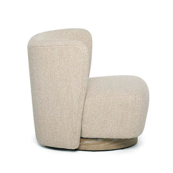 Dorian Swivel Lounge Chair, Seed