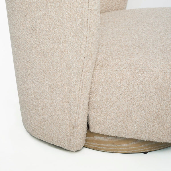 Dorian Swivel Lounge Chair, Seed