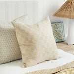 Etoile Elm Linen Cushion, 20" x 20"
