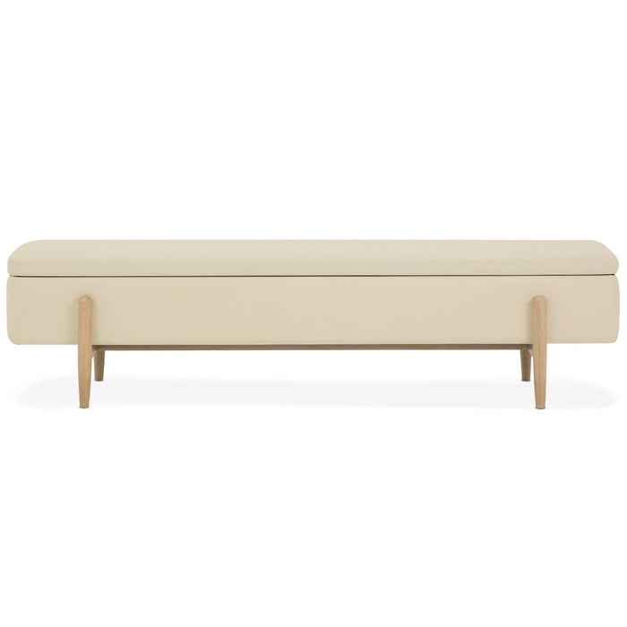 Brynn Storage Bench, Acorn, 18"H x 72"W x 19"D