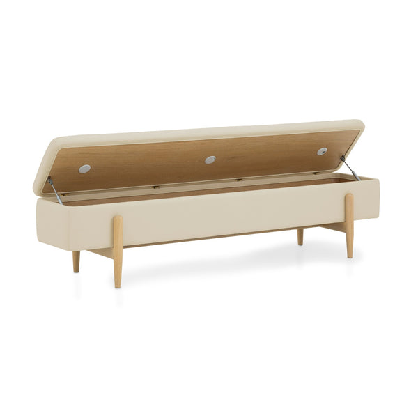 Brynn Storage Bench, Acorn, 18"H x 72"W x 19"D