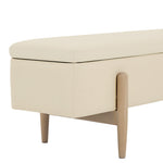 Brynn Storage Bench, Acorn, 18"H x 72"W x 19"D