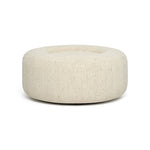 Amelia Ottoman with removable tray, 36"Dia