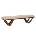 Monterey Bench, Classic Walnut, 18"H x 73"W x 18.5"D