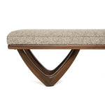 Monterey Bench, Classic Walnut, 18"H x 73"W x 18.5"D