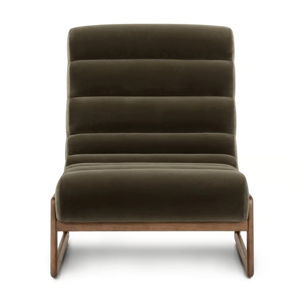 Milo Lounge Chair with Ottoman  - Venice Cypress