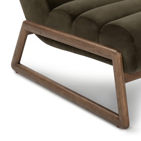 Milo Lounge Chair with Ottoman  - Venice Cypress
