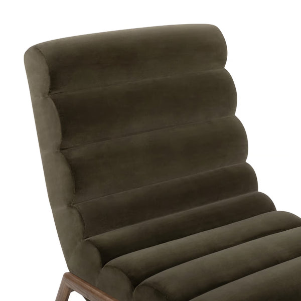 Milo Lounge Chair with Ottoman  - Venice Cypress