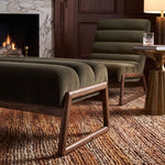 Milo Lounge Chair with Ottoman  - Venice Cypress