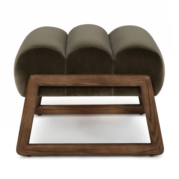 Milo Lounge Chair with Ottoman  - Venice Cypress