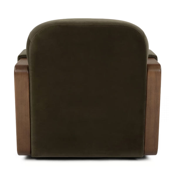 Lucerne Swivel Chair - Venice Cypress, 32"W