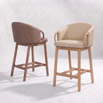 Archer Swivel Counter Stool - Saddle