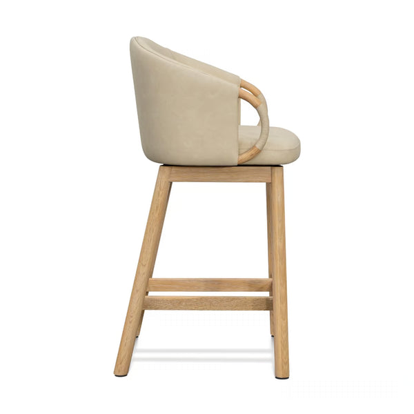 Archer Swivel Counter Stool - Saddle