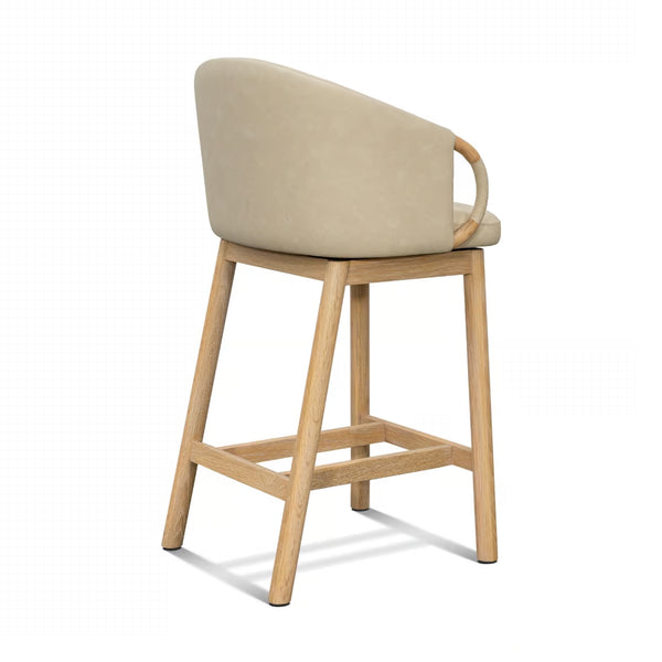 Archer Swivel Counter Stool - Saddle