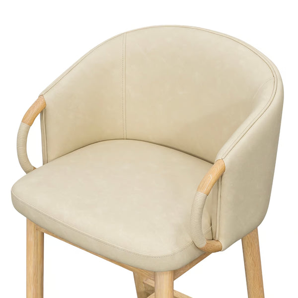 Archer Swivel Counter Stool - Saddle