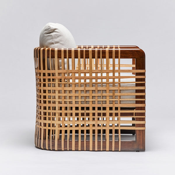Palms Lounge Chair, Chestnut