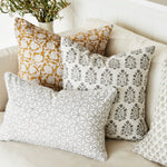 Marbella Saffron Linen Cushion 22"x 22"
