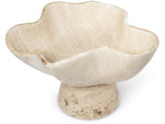 Odessa Onyx Pedestal Bowl, 18" x 12"