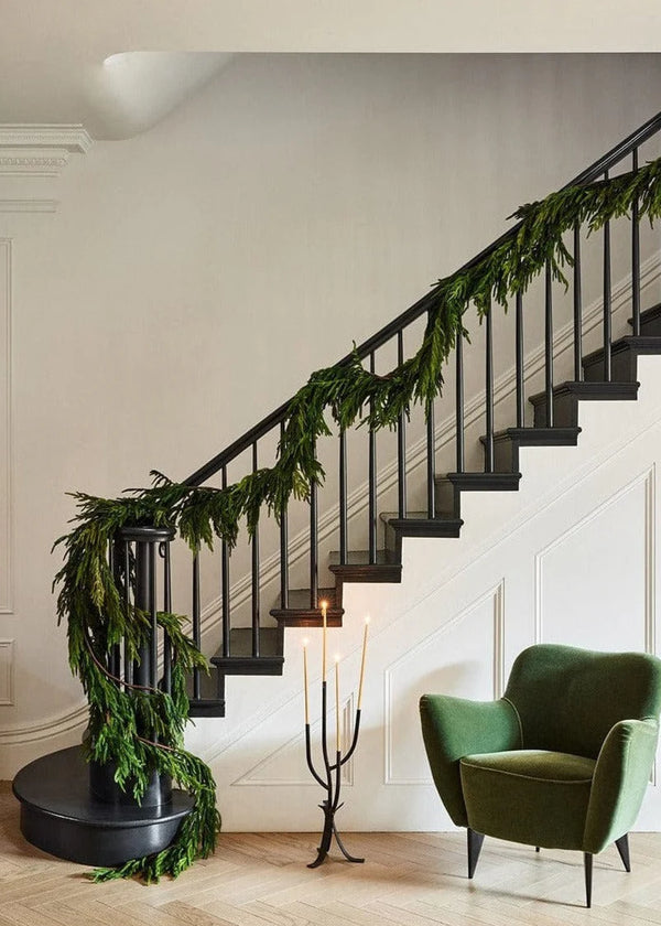 Real Touch Norfolk Pine Garland, 180"