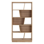 Jude Bookcase, Rustic Oak, 39.5"W