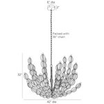 Indi Large Chandelier, 42"Dia