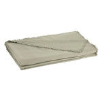 Fringe Matelasse Blanket King, Sage
