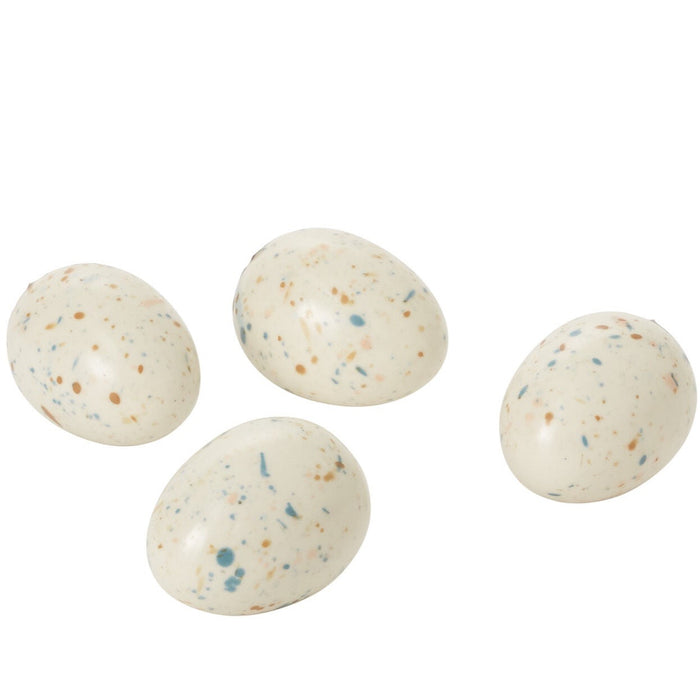 Splatter Egg, Set of 4, 1.75"x 2"