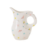 Ditsy Floral Pitcher, 7.5"x 4"x 9.5"