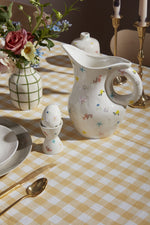 Ditsy Floral Pitcher, 7.5"x 4"x 9.5"